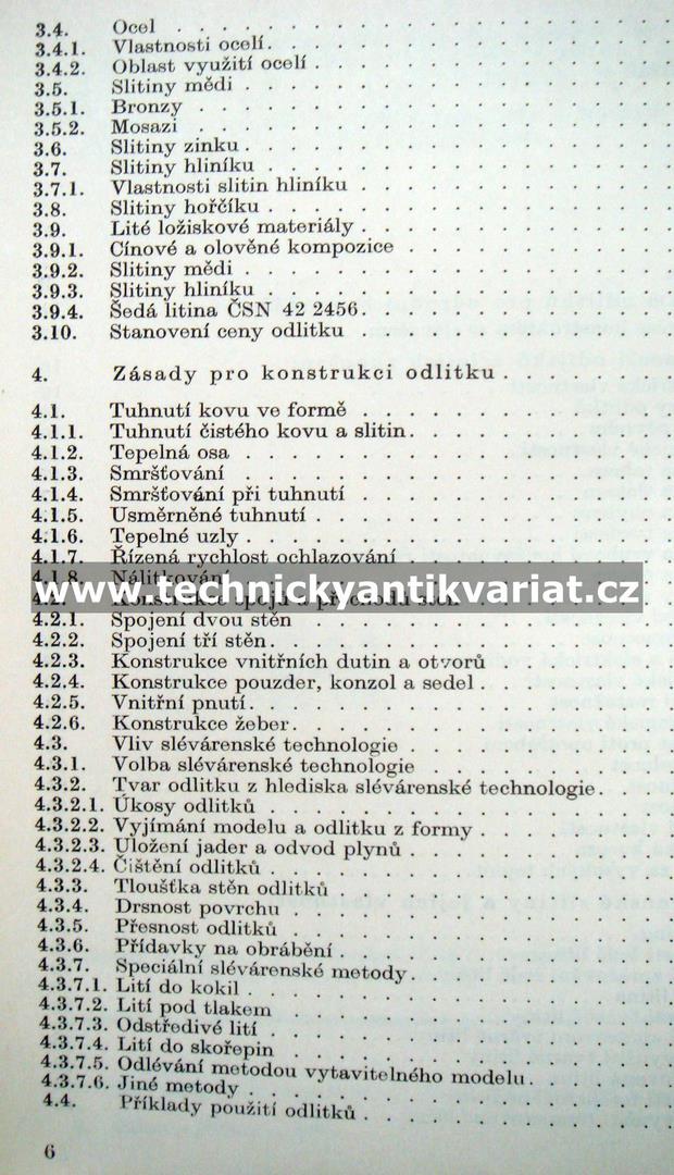 Navrhování litých součástí - Antonín Hrbek (1965)