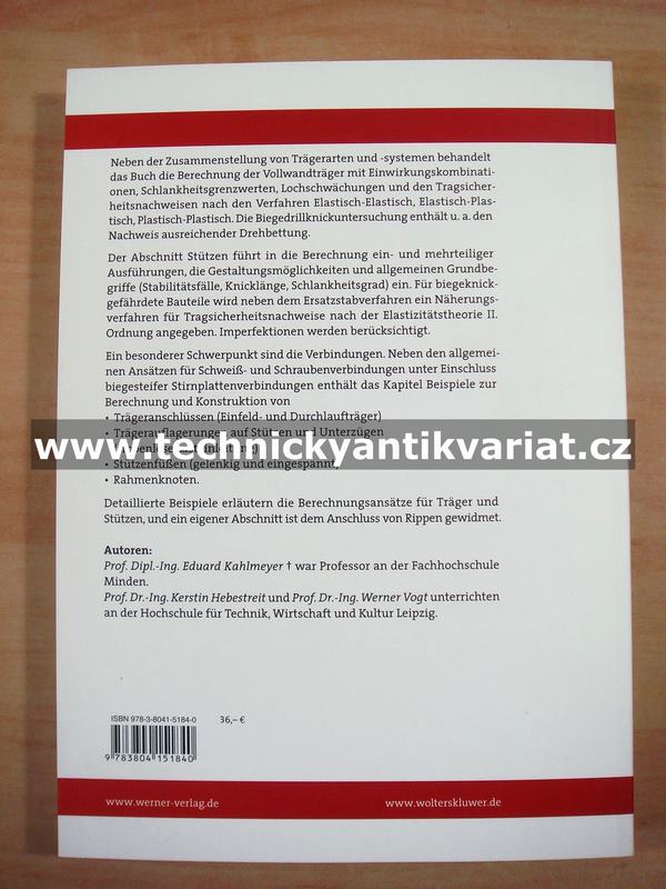 Stahlbau - Kahlmeyer, Hebestreit, Vogt (2008)
