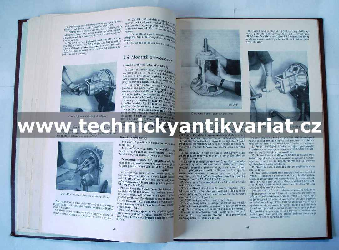 Škoda 1203 zdravotnický, dodávkový - dílenská příručka (1969)