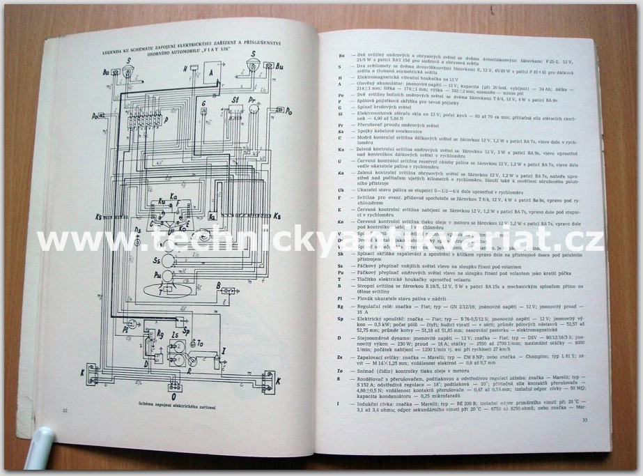 elektrické zapojení osobních automobilů ve schématech 2 - Jaroslav Cholevík (1976)