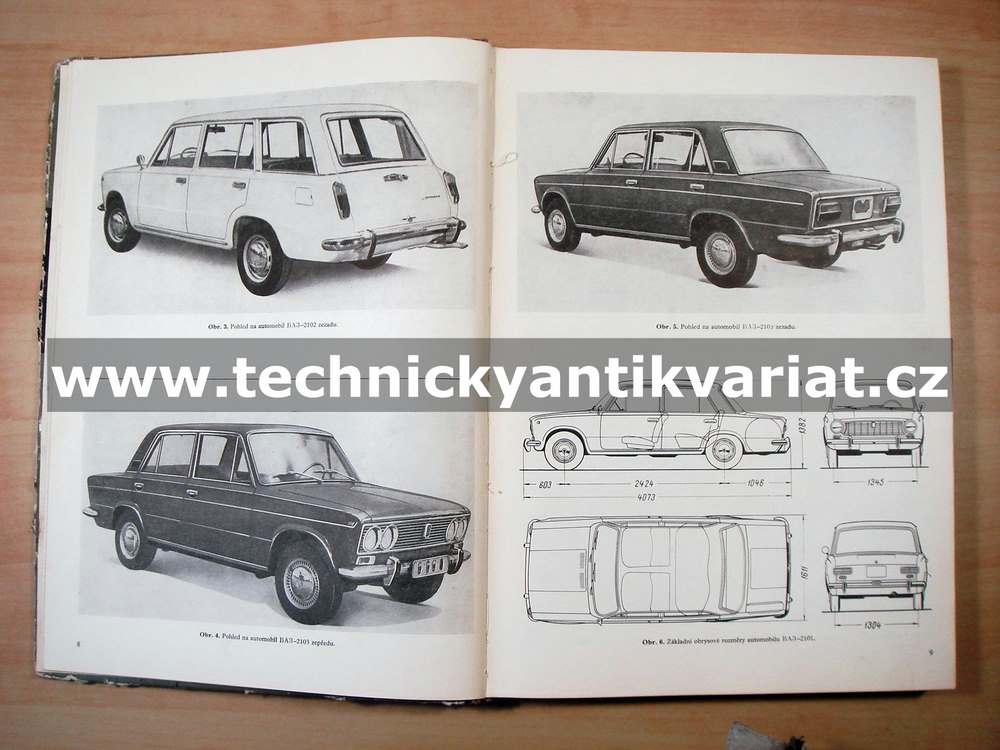 VAZ 2101,2102, 2103 - dílenská příručka