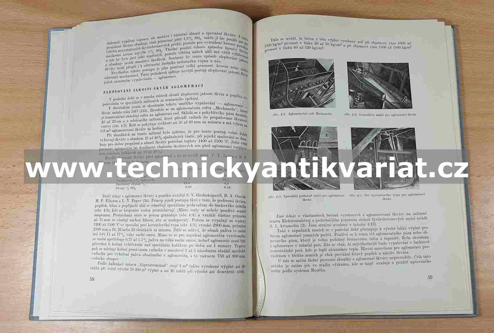 Škvára ve stavebnictví - Vavřín, Strnad, Koš (1960)