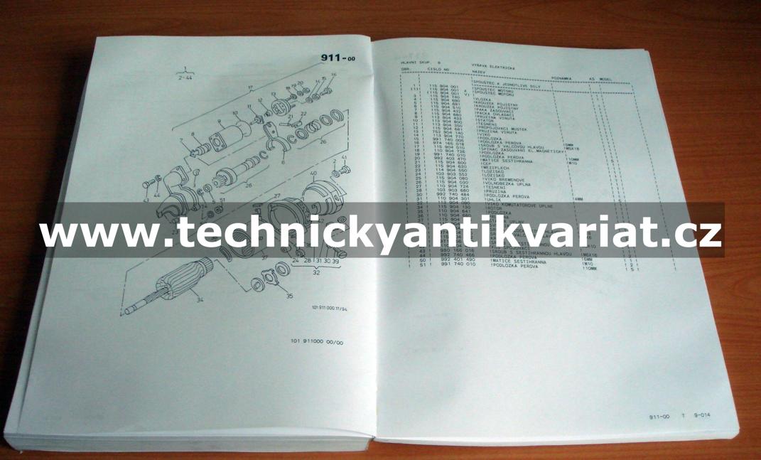 Škoda Felicia Combi - katalog dílů (1996)