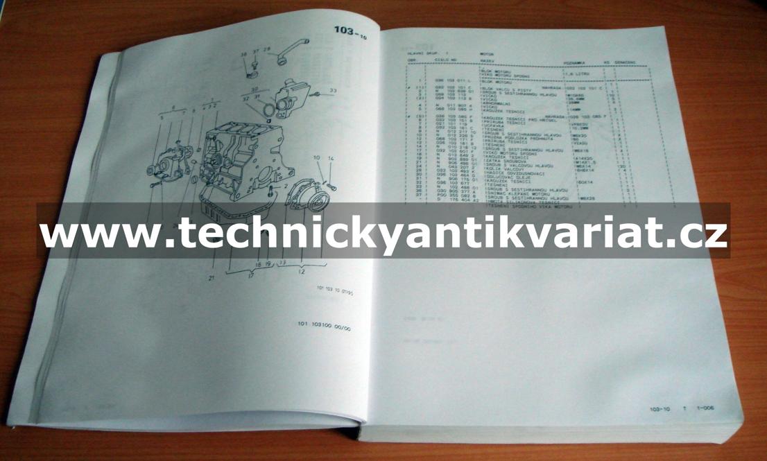Škoda Felicia Combi - katalog dílů (1996)