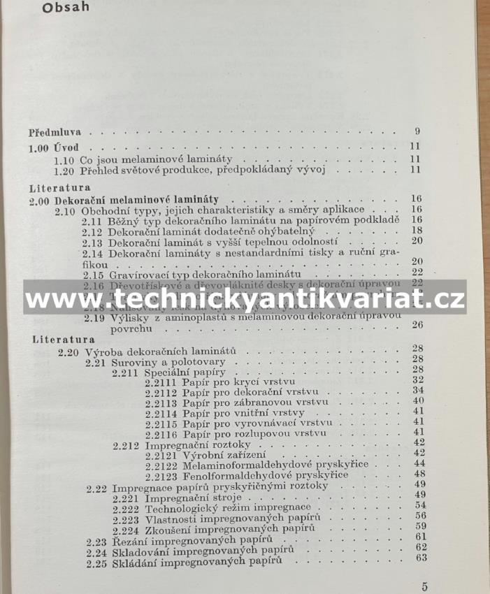 Melaminové lamináty - M. Osten (1966)