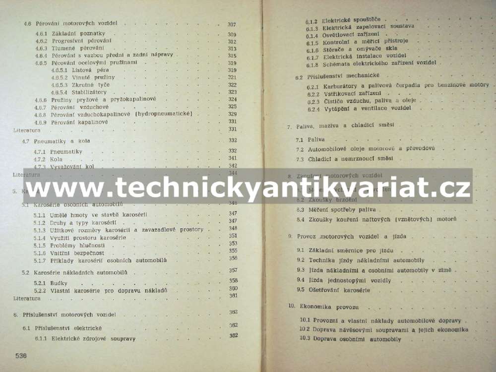 Motorová vozidla - Rudolf Vykoukal (1964)