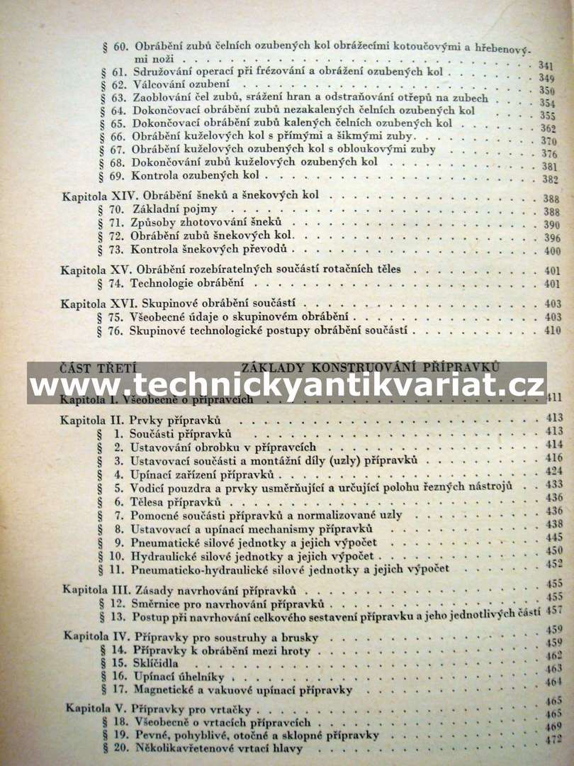 Strojírenská technologie - Tichonov, Zaslavskij (1966)