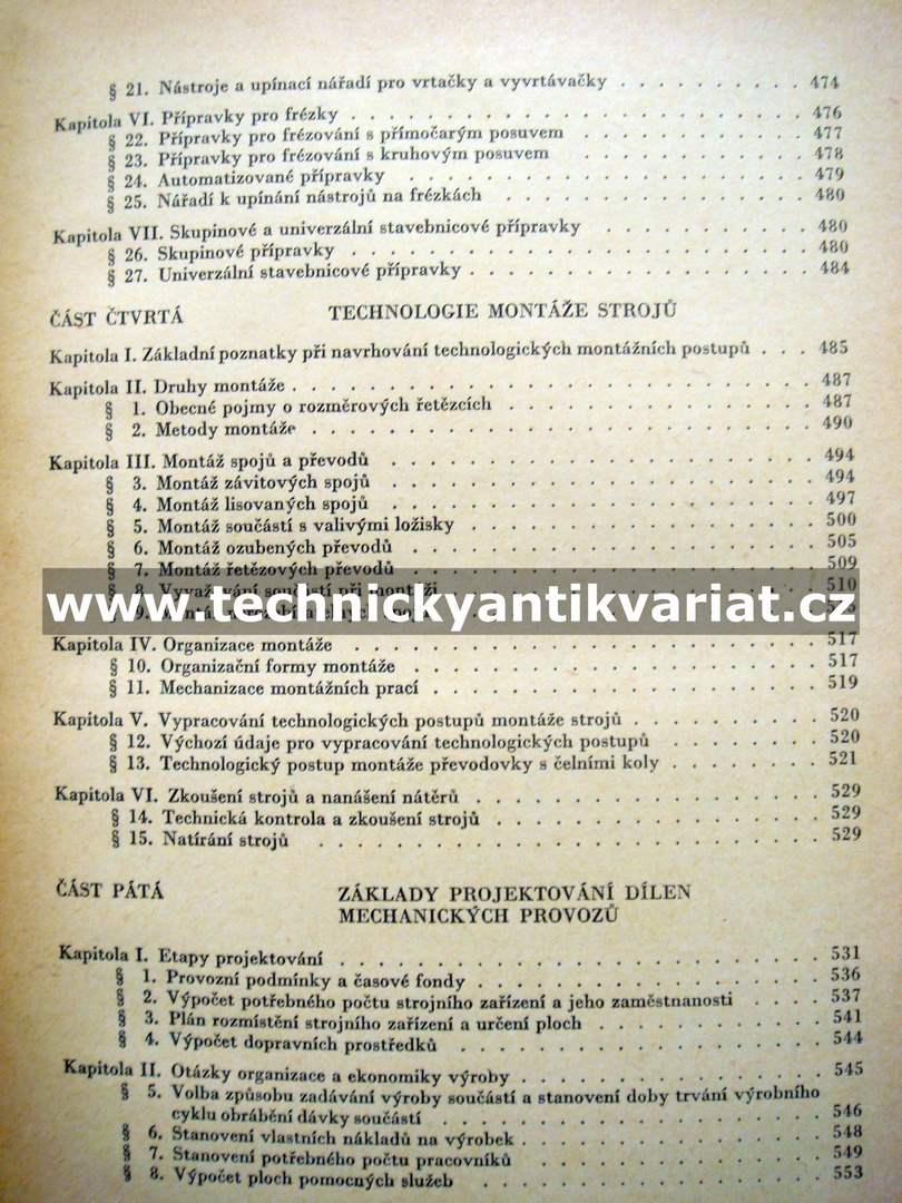 Strojírenská technologie - Tichonov, Zaslavskij (1966)