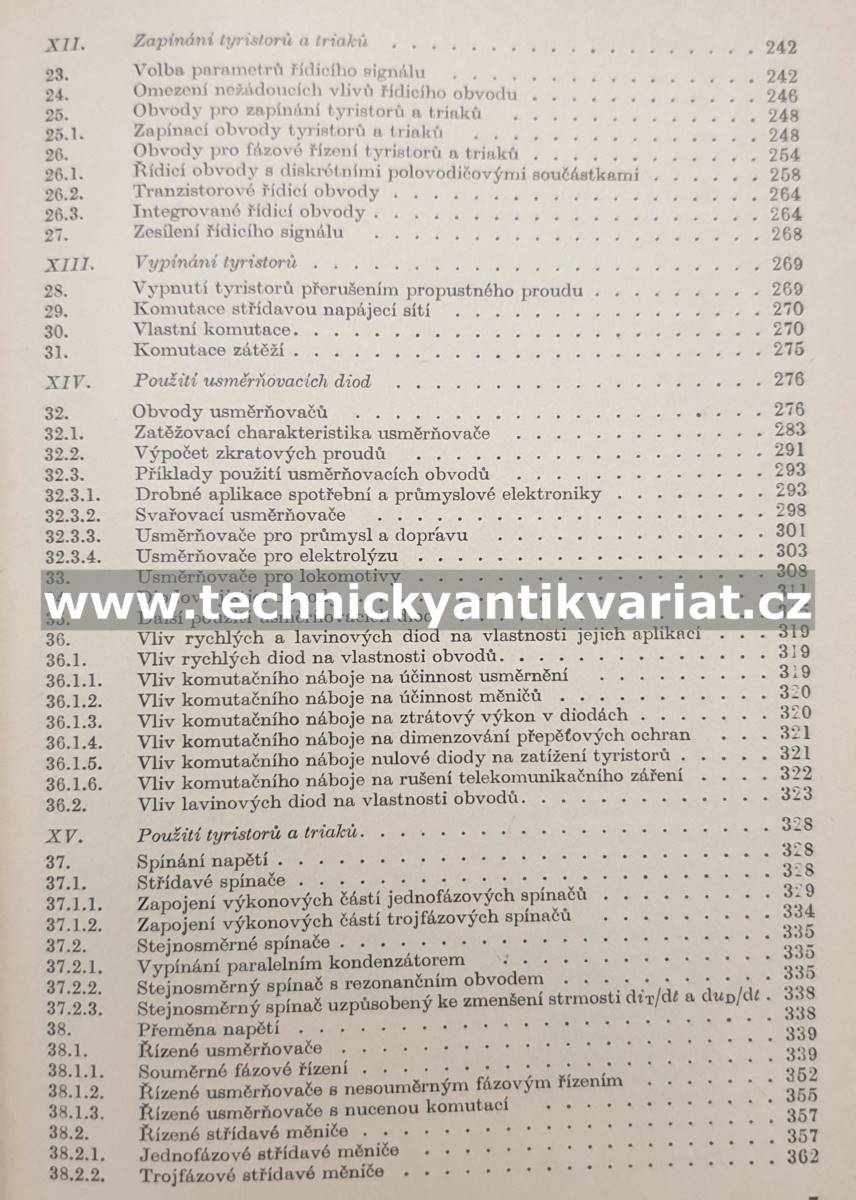 Diody a tyristory v průmyslové elektrotechnice - Josef Zíka (1979)