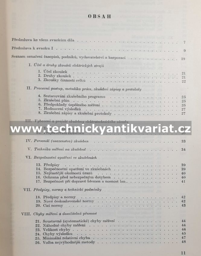 Měření na elektrických strojích 1.Všeobecná část - Bašta, Kulda, Měřička (1959)