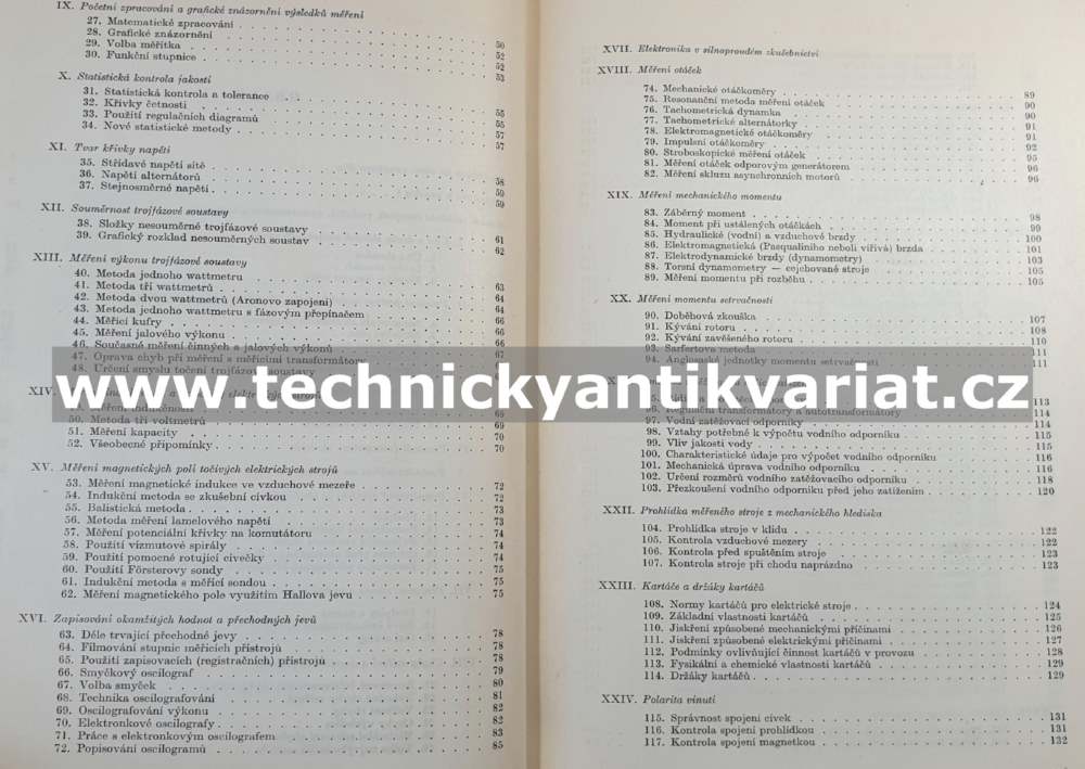 Měření na elektrických strojích 1.Všeobecná část - Bašta, Kulda, Měřička (1959)