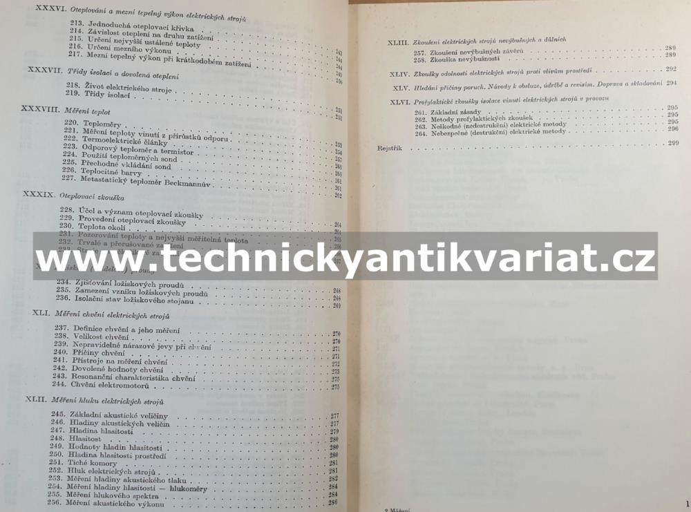 Měření na elektrických strojích 1.Všeobecná část - Bašta, Kulda, Měřička (1959)