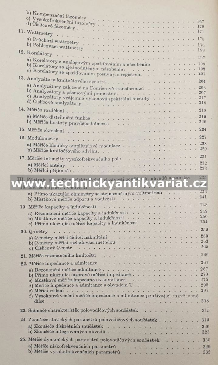 Elektrické měřící přístroje - Vladislav Matyáš (1981)