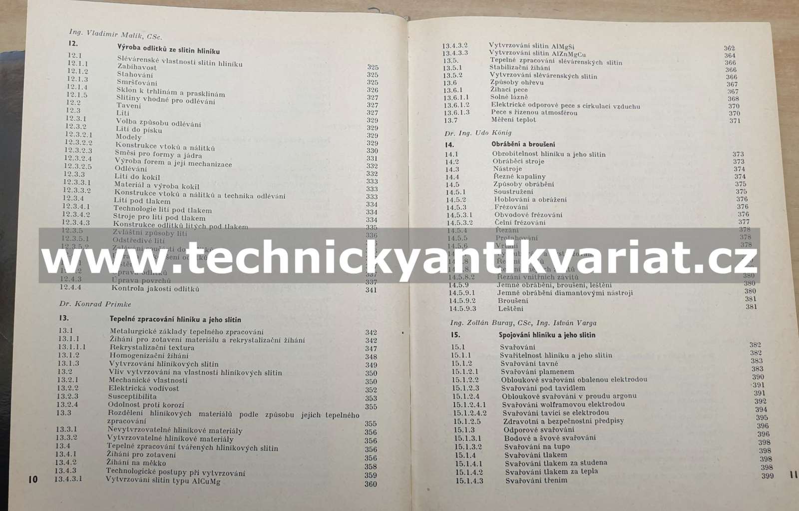Příručka o hliníku - kolektiv autorů (1969)