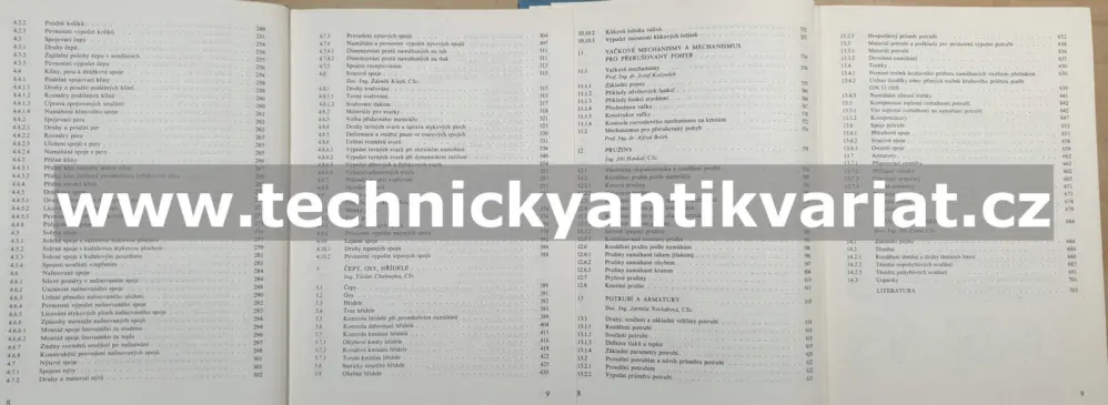 Části strojů 1, 2.svazek - Bolek, Kochman a kol. (1989, 1990)