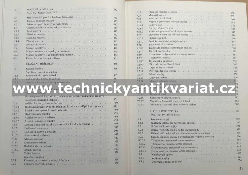 Části strojů 1, 2.svazek - Bolek, Kochman a kol. (1989, 1990)