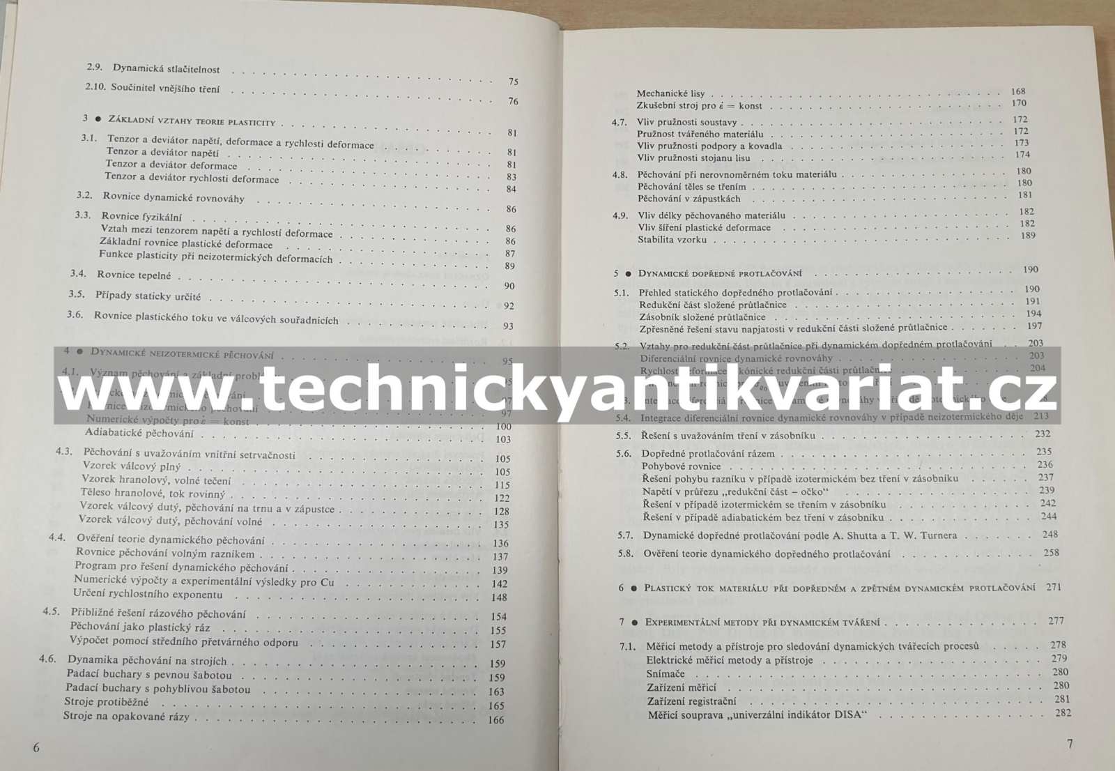 Teorie dynamického tváření - Farlík, Ondráček (1968)