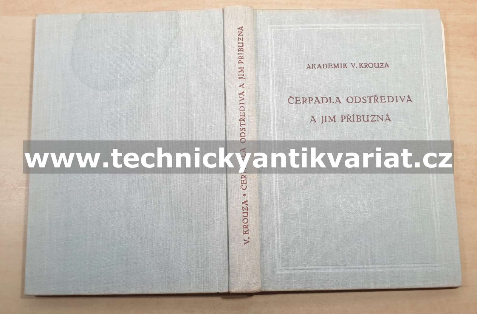 Čerpadla odstředivá a jim příbuzná - Václav Krouza (1956)