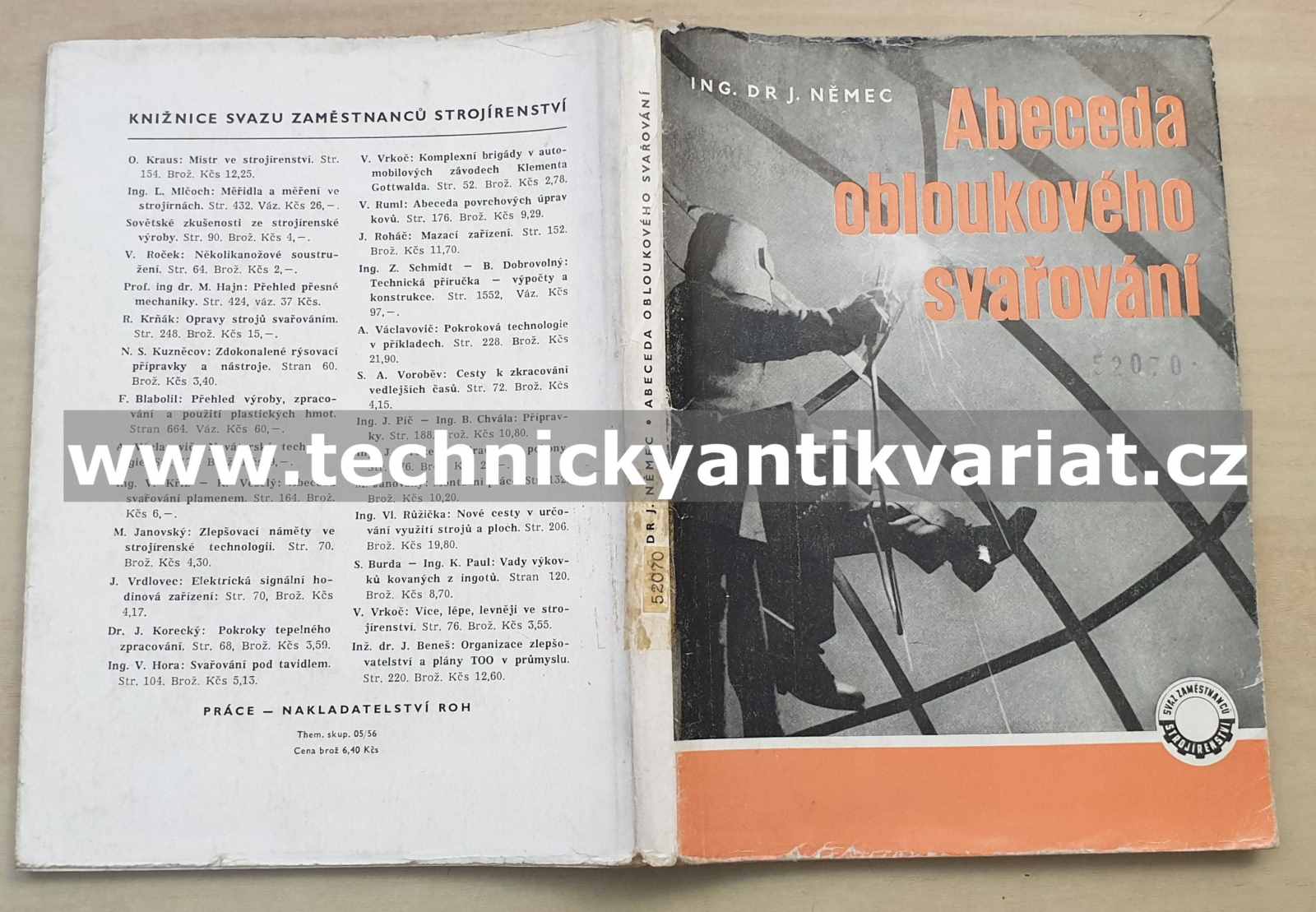 Abeceda obloukového svařování - Josef Němec (1959)