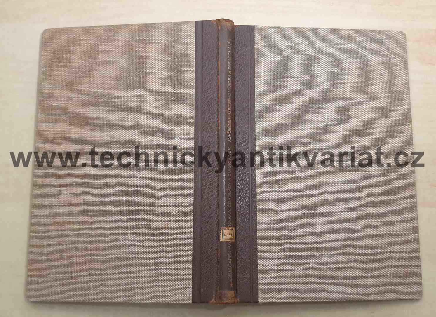 Výroba kakaa a čokolády, cukrovinek, medu - M. Čapek, J. Svoboda (1929)