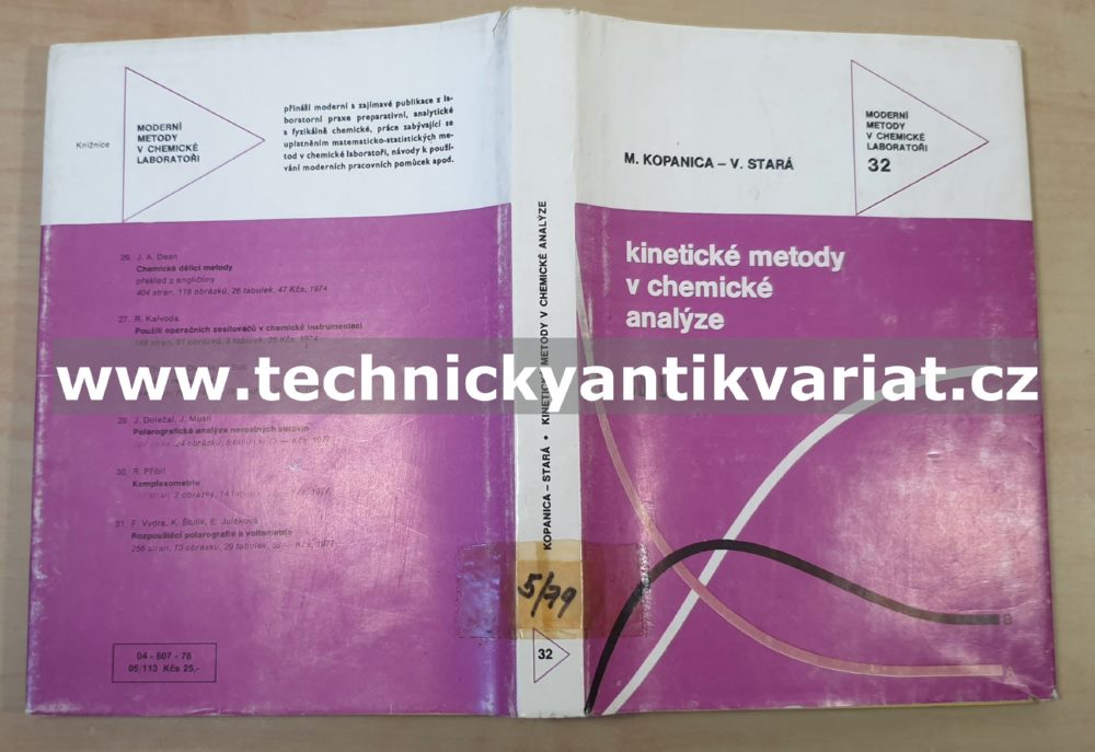 Kinetické metody v chemické analýze - Kopanica, Stará (1978)