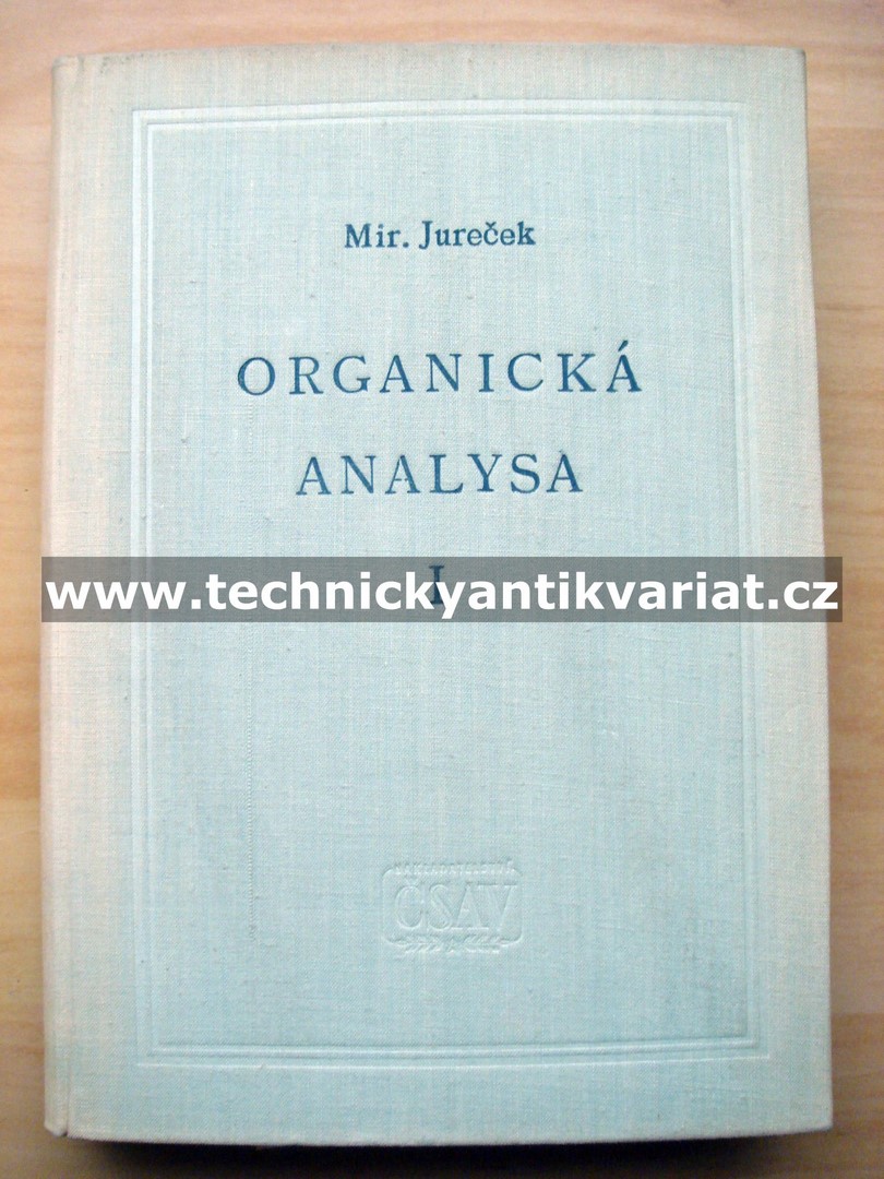 Organická analysa I.
