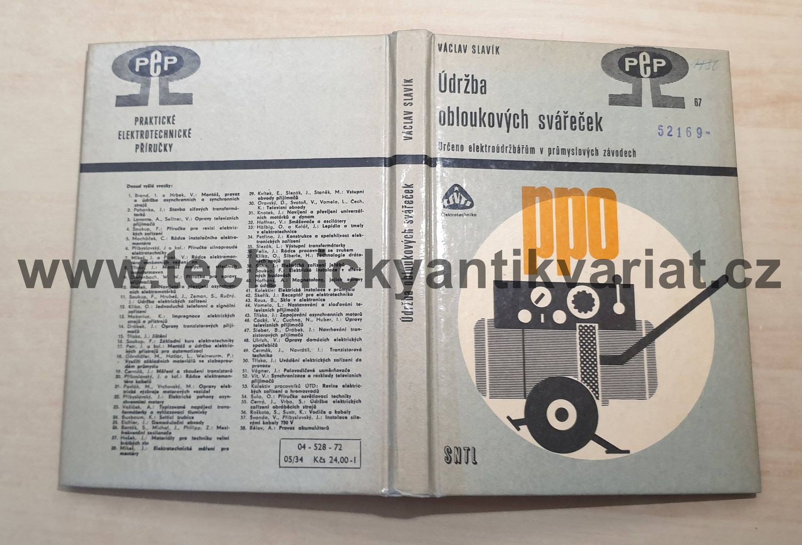 Údržba obloukových svářeček - V. Slavík (1972)