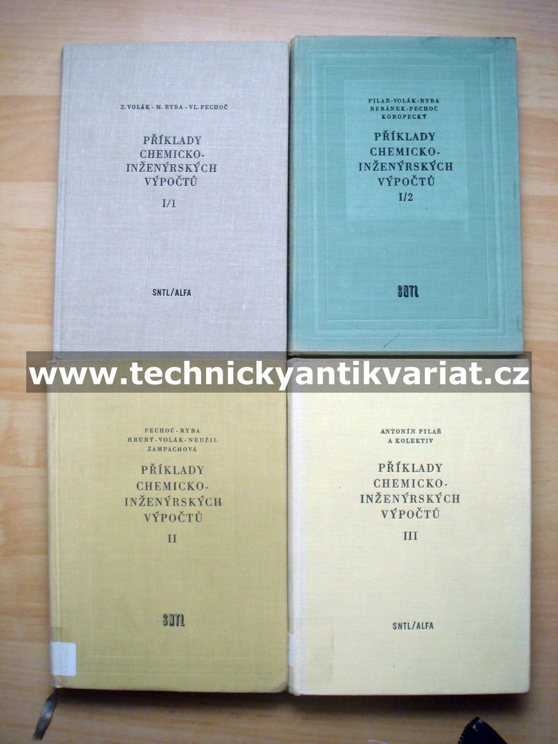 Příklady chemickoinženýrských výpočtů I.-III.