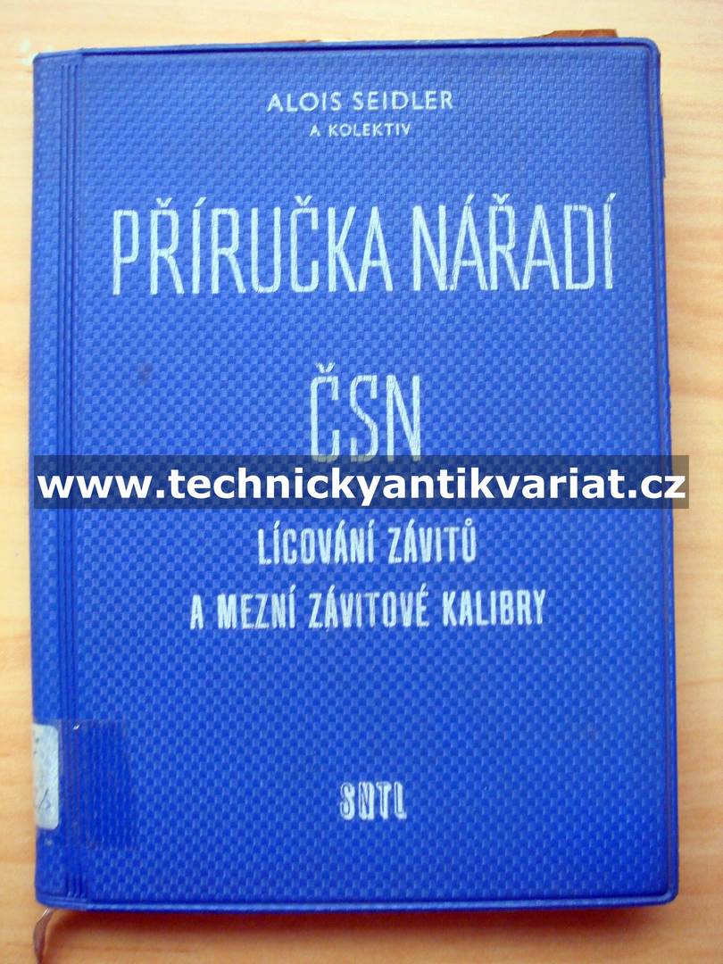 Příručka nářadí ČSN lícování závitů a mezní závitové kalibry