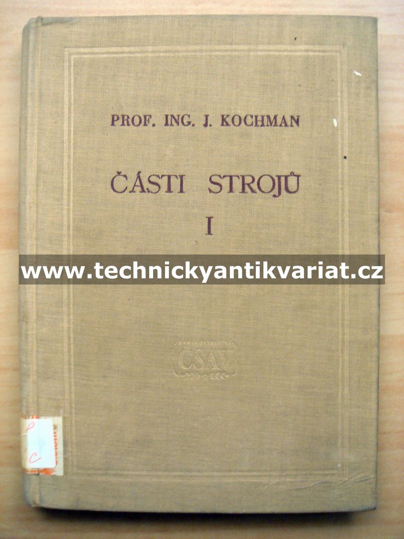 Části strojů I.