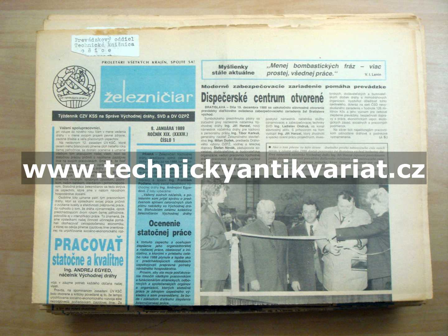 Železničiár 1989