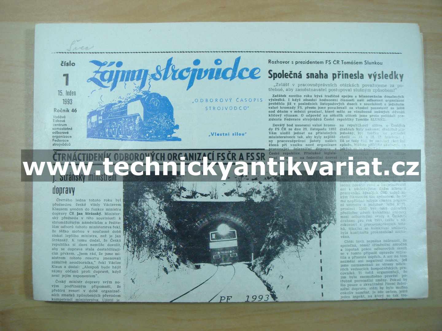 Zájmy strojvůdce 1993