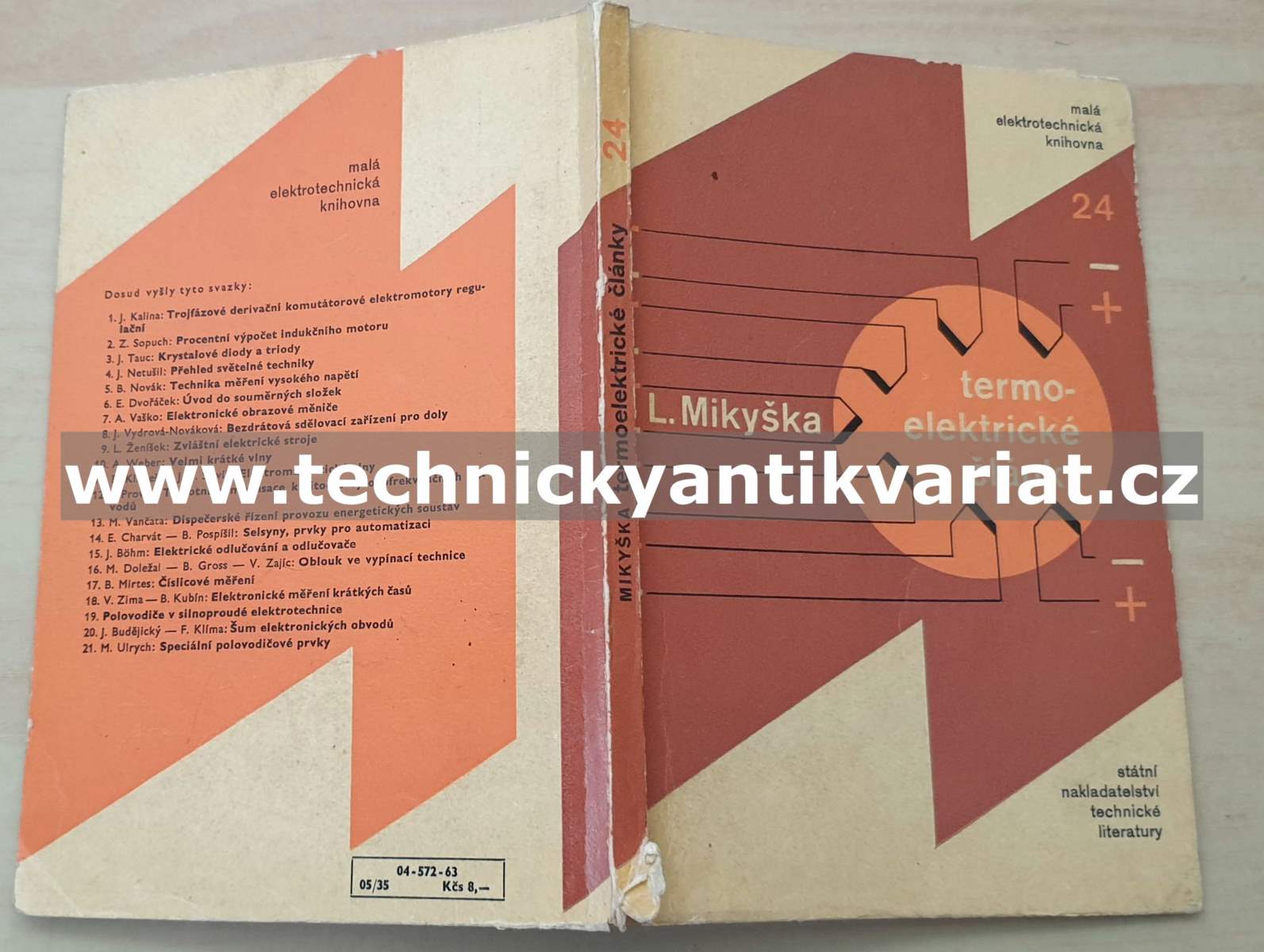 Termoelektrické články - L. Mikiška (1964)
