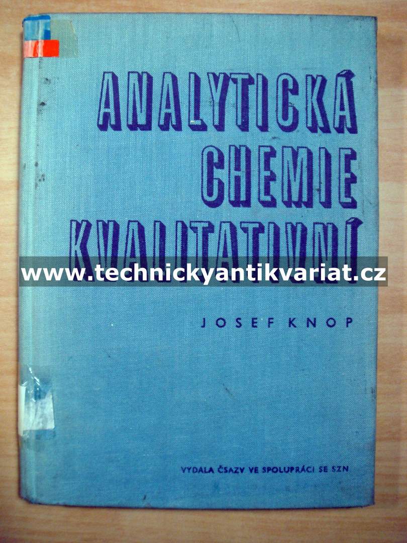 Analytická chemie kvalitativní - Josef Knop