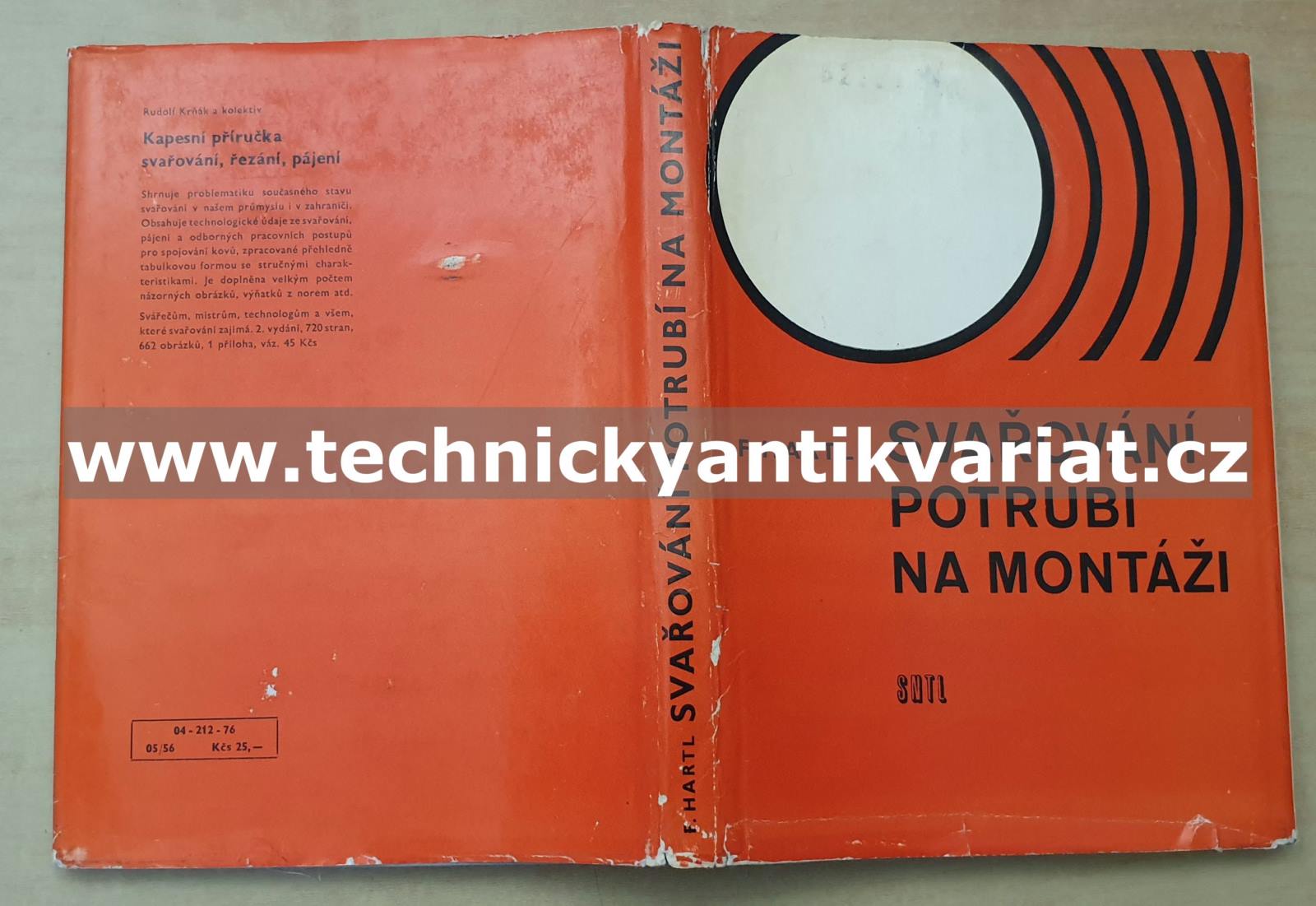 Svařování potrubí na montáží - F. Hartl (1976)