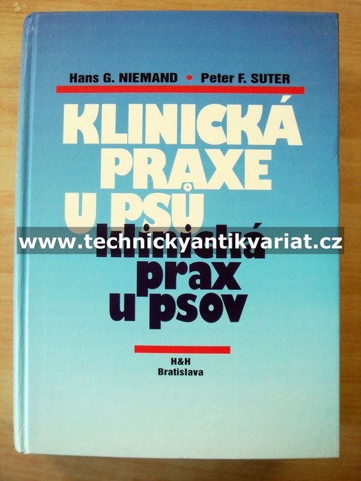Klinická praxe u psů, klinická prax u psov - Niemand, Suter