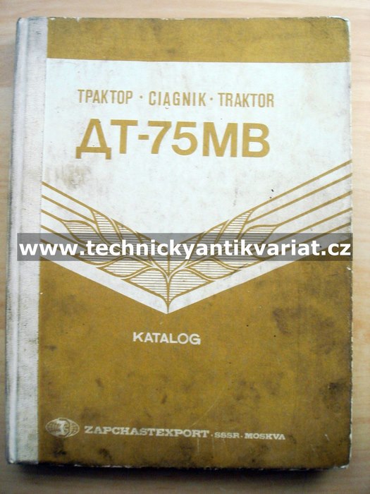 DT 75MB - katalog součástí a montážních jednotek