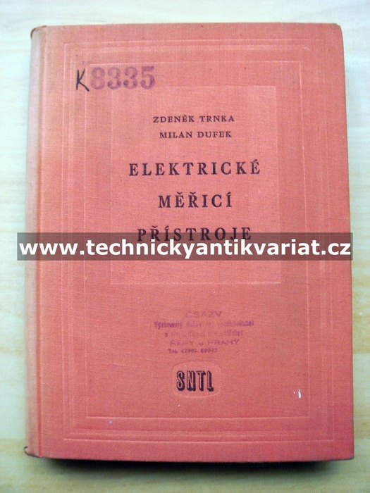 Elektrické měřící přístroje - Trnka, Dufek (1958)