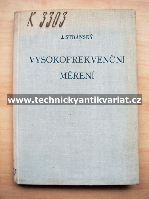 Vysokofrekvenční měření - Josef Stránský (1954)