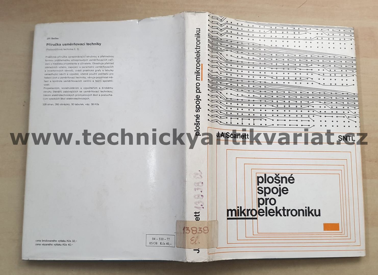 Plošné spoje pro mikroelektroniku - J.A.Scarlett (1977)