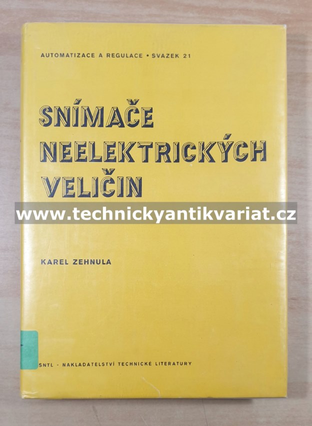 Snímače neelektrických veličin - Zehnula (1983)