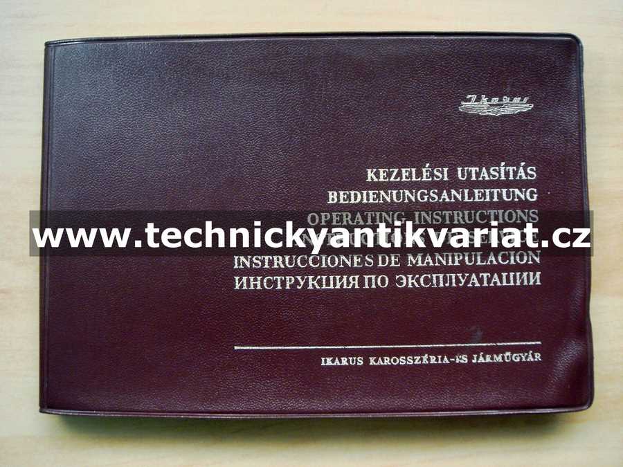 Ikarus 280.08A, 280.10A - Návod o obsluze a údržbě (1990)