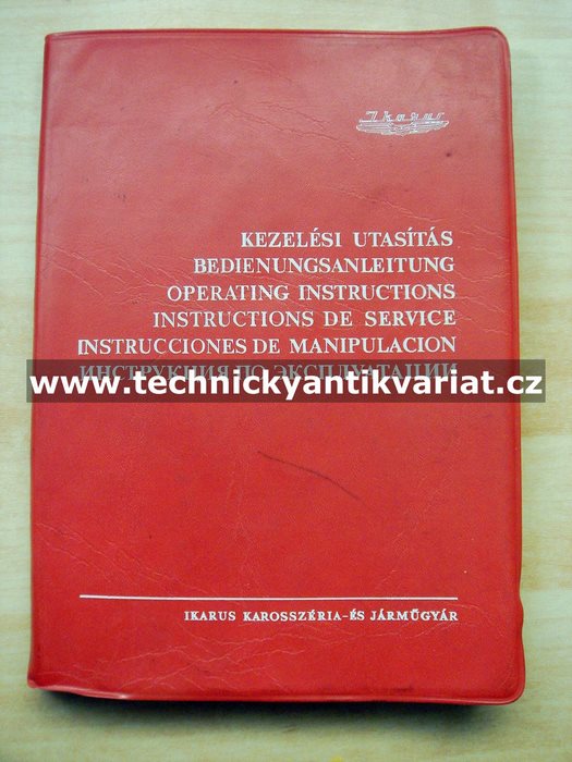 Ikarus 280.08A, 280.10A - Návod o obsluze a údržbě (1981)