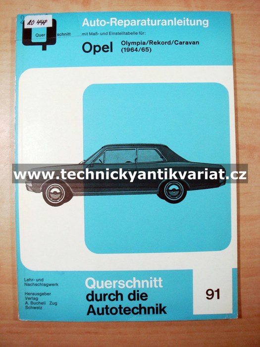 Opel Olympia, Rekord, Caravan - Reparaturanleitung