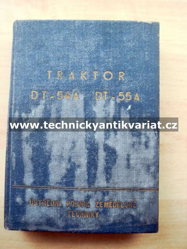 Traktor DT 54A, 55A - seznam náhradních součástí (1961)