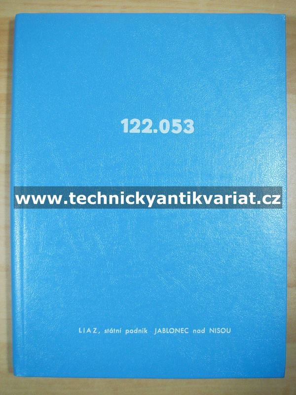 Liaz 122.053 Valník - katalog náhradních dílů (1988)