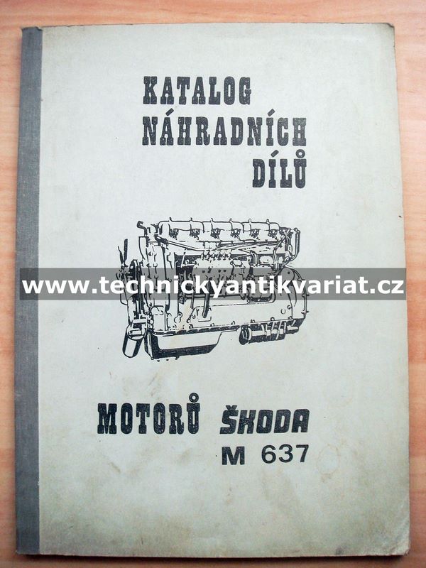 Škoda M637 - katalog dílů