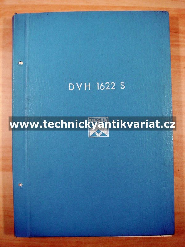 DESTA 1622 - katalog náhradních dílů (1971)