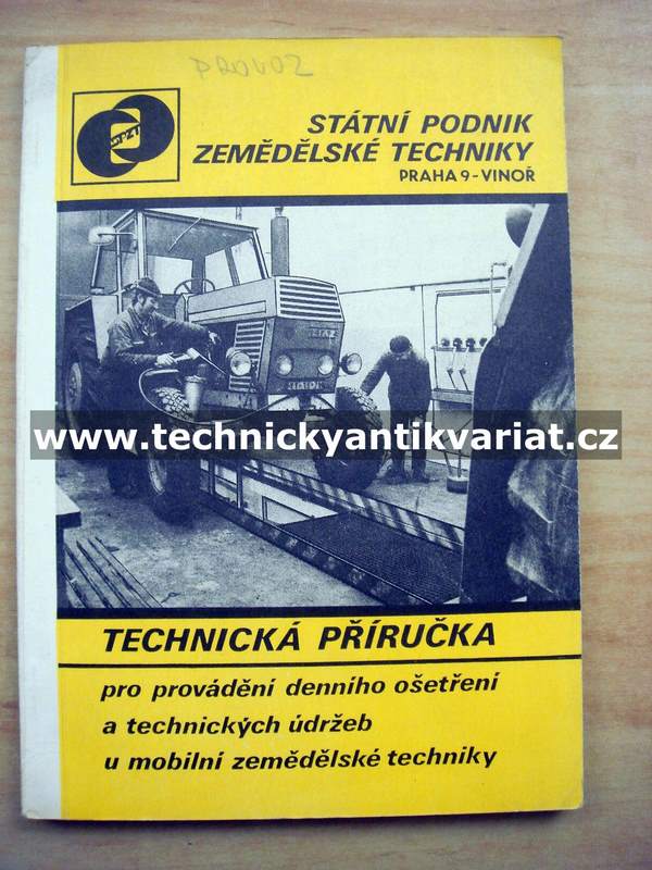Technická příručka pro provádění denního ošetření zemědělské techniky