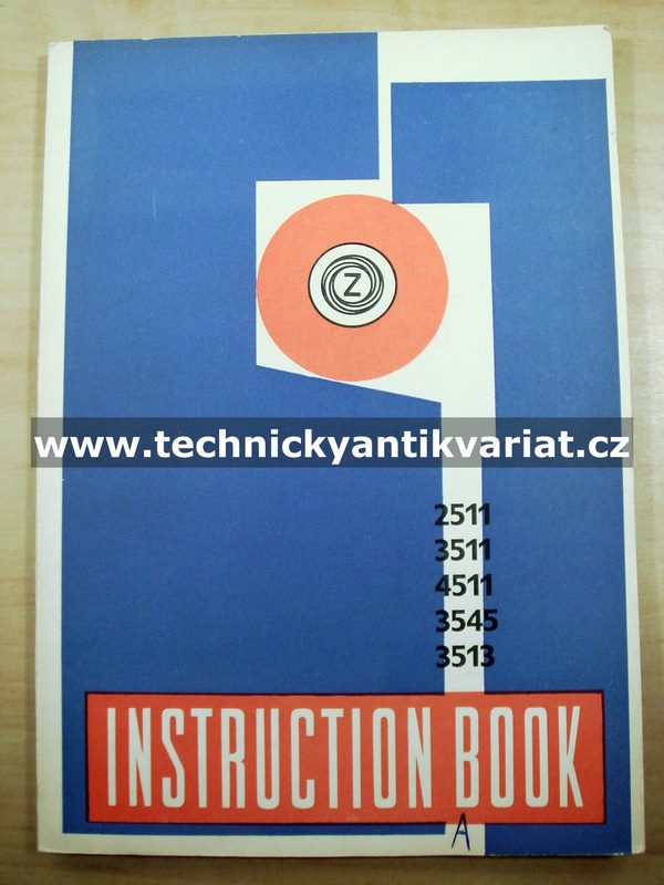 Zetor 2511 3511 4511 3545 3513 - Instruction book (1970)
